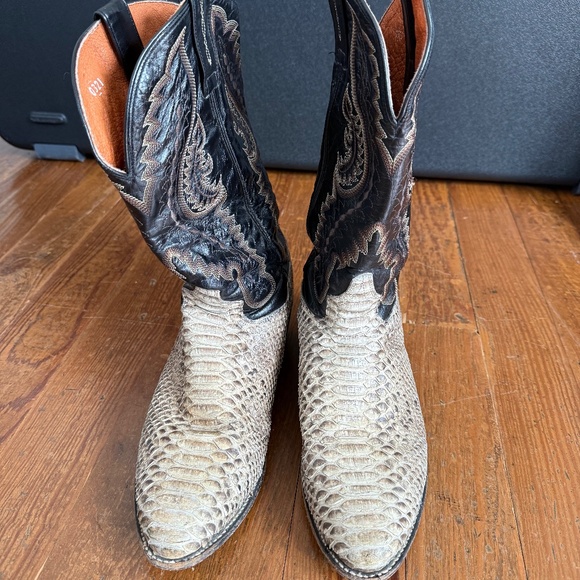 Dan Post Other - Dan Post Men's 10 D Python Snakeskin Western Cowboy Boots DPP3036